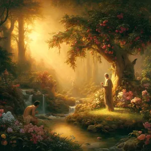 17. mutta hyvän ja pahan tiedon puusta älä syö, sillä sinä päivänä, jona siitä syöt, olet kuoleman oma.