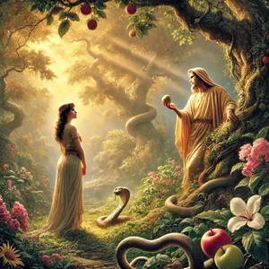 3. mutta sen puun hedelmästä, joka on keskellä paratiisia, Jumala on sanonut: Älkää syökö siitä älkääkä koskeko siihen, ettette kuolisi.