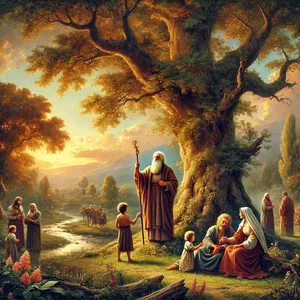 10. Ja Eenos eli Kenanin syntymän jälkeen 815 vuotta ja siitti poikia ja tyttäriä.