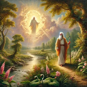 22. Ja Eenok vaelsi Jumalan yhteydessä sen jälkeen, kuin hän oli siittänyt Metusalahin, 300 vuotta ja siitti poikia ja tyttäriä.