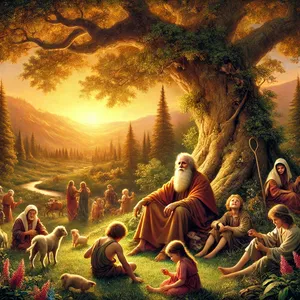 7. Ja Seet eli Eenoksen syntymän jälkeen 807 vuotta ja siitti poikia ja tyttäriä.