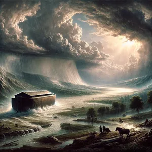 10. Seitsemän päivän kuluttua tuli vedenpaisumus maan päälle.