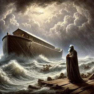 6. Nooa oli kuusisataa vuotta vanha, kun vedenpaisumus tuli maan päälle.