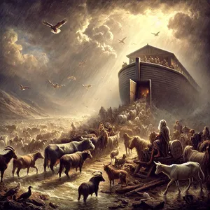 17. Vie ulos kaikki eläimet, jotka ovat sinun kanssasi, kaikki liha: linnut, karja ja kaikki maan päällä liikkuvat eläimet, jotta ne voivat lisääntyä maan päällä ja olla hedelmällisiä ja lisääntyä maan päällä.