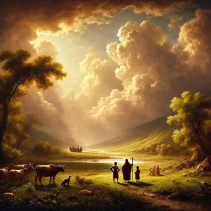 1. Jumala siunasi Nooan ja hänen poikansa ja sanoi heille: Olkaa hedelmälliset, lisääntykää ja täyttäkää maa.