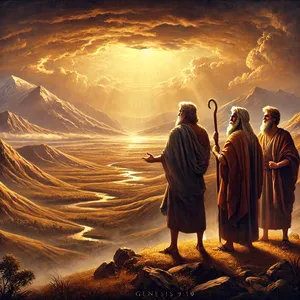 19. Nämä kolme olivat Nooan pojat, ja heistä täyttyi koko maa.