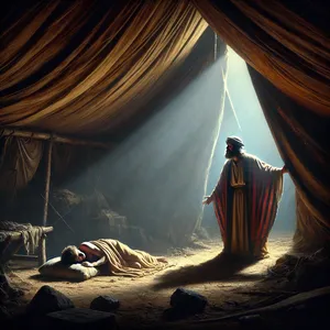 22. Haam, Kanaanin isä, näki isänsä alastomuuden ja kertoi siitä ulkona oleville kahdelle veljelleen.